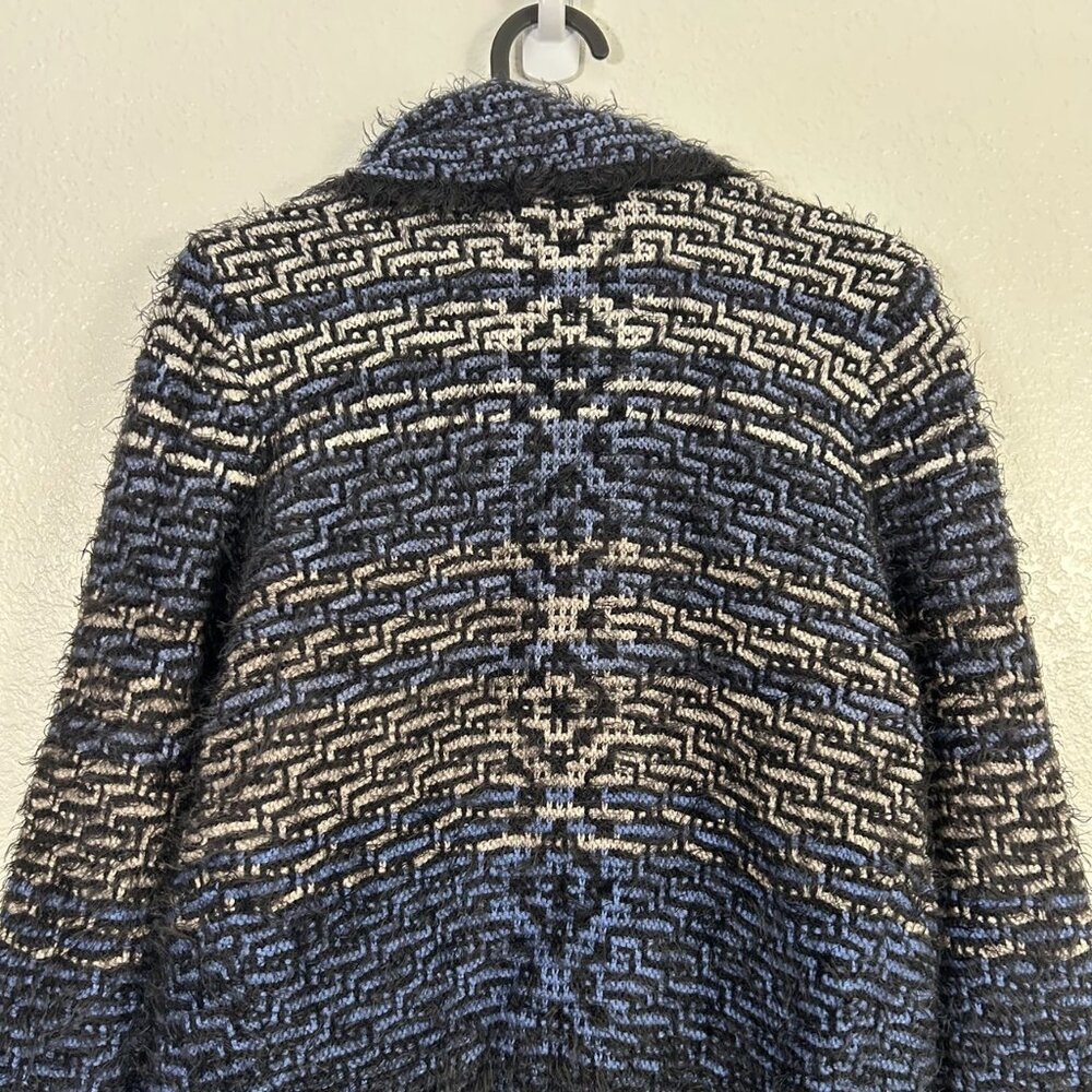 Nic+Zoe Fuzzy Open Front Eyelash Cardigan Sweater - Picture 5 of 8
